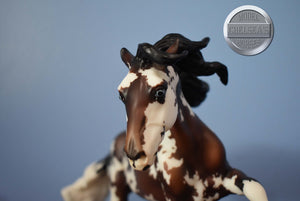 Moon Warrior-HTF-Connoisseur Exclusive-Nokota Mold-With Bag and COA-Breyer Traditional