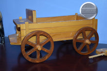 Load image into Gallery viewer, Pair of Theo with Harness and Wood Wagon-Breyer Traditional with Accessories