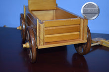 Load image into Gallery viewer, Pair of Theo with Harness and Wood Wagon-Breyer Traditional with Accessories
