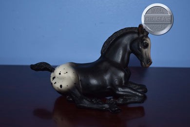 Black Appaloosa Foal-Lying Foal Mold-Breyer Traditional