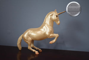 White Pearl Unicorn-Lipizzaner Mold-Breyer Classic