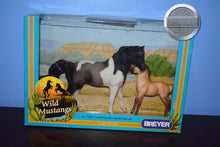 Load image into Gallery viewer, Wild Mustangs Grullo Pinto Mare Red Dun Foal-Mesteno's Mother Mold-Breyer Classic