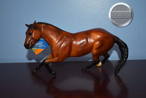 Barrel Racing Set-Scamper-Breyerfest Exclusive-Scamper Mold-Breyer Classic