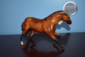 Barrel Racing Set-Scamper-Breyerfest Exclusive-Scamper Mold-Breyer Classic