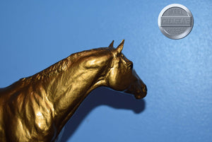 Gold Charm Secretariat-Secretariat Mold-Breyer Traditional