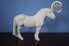 Load image into Gallery viewer, Custom White Ardennes-Ardennes Stallion Mold-Breyer Traditional