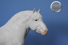 Load image into Gallery viewer, Custom White Ardennes-Ardennes Stallion Mold-Breyer Traditional
