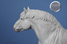 Load image into Gallery viewer, Custom White Ardennes-Ardennes Stallion Mold-Breyer Traditional