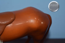 Load image into Gallery viewer, Chestnut Race Horse with Saddle-Vintage Race Horse Mold-Breyer Traditional