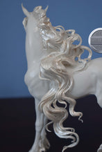 Load image into Gallery viewer, White Resin Unicorn-Custom-Lovely Detail-Approximate 1:9 Scale