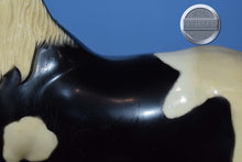 Load image into Gallery viewer, Black/White Pinto Western Pony with White Saddle-Western Pony Mold-Breyer Traditional