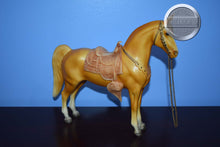 Load image into Gallery viewer, Palomino Western Horse with Saddle-Western Horse Mold-Breyer Traditional