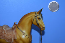 Load image into Gallery viewer, Palomino Western Horse with Saddle-Western Horse Mold-Breyer Traditional