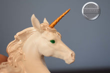 Load image into Gallery viewer, White Resin Unicorn-Custom-Lovely Detail-Approximate 1:9 Scale