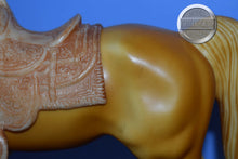 Load image into Gallery viewer, Palomino Western Horse with Saddle-Western Horse Mold-Breyer Traditional