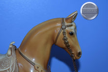 Load image into Gallery viewer, Palomino Western Horse with Saddle-Western Horse Mold-Breyer Traditional