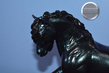 Load image into Gallery viewer, Custom Deep Green Glitter Pony-Fell Pony Mold-Breyer Traditional
