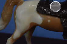 Load image into Gallery viewer, Light Brown Tobiano Prancer with Saddle-Fury Mold-Breyer Traditional