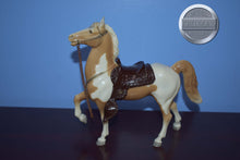 Load image into Gallery viewer, Light Brown Tobiano Prancer with Saddle-Fury Mold-Breyer Traditional