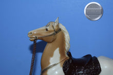 Load image into Gallery viewer, Light Brown Tobiano Prancer with Saddle-Fury Mold-Breyer Traditional