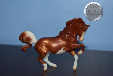 Dahlia-Chestnut Sabino Version-Mini Connemara Mare Mold-Breyer Stablemate