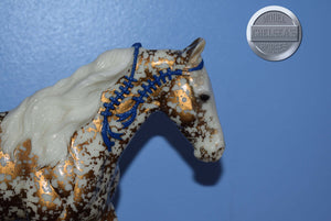 Gold Filigree Fanfare-Missouri Fox Trotter Mold-Breyer Traditional