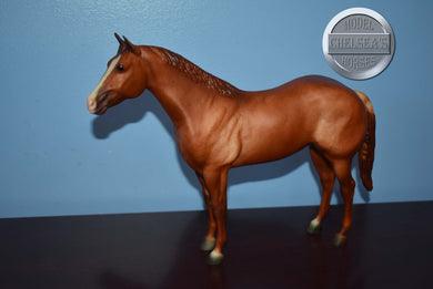 Offspring of Go Man Go-Ideal Quarter Horse Mold-Breyer Traditional