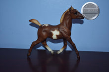 Load image into Gallery viewer, Liver Chestnut Pinto Running Foal-Running Foal Mold-Breyer Traditional
