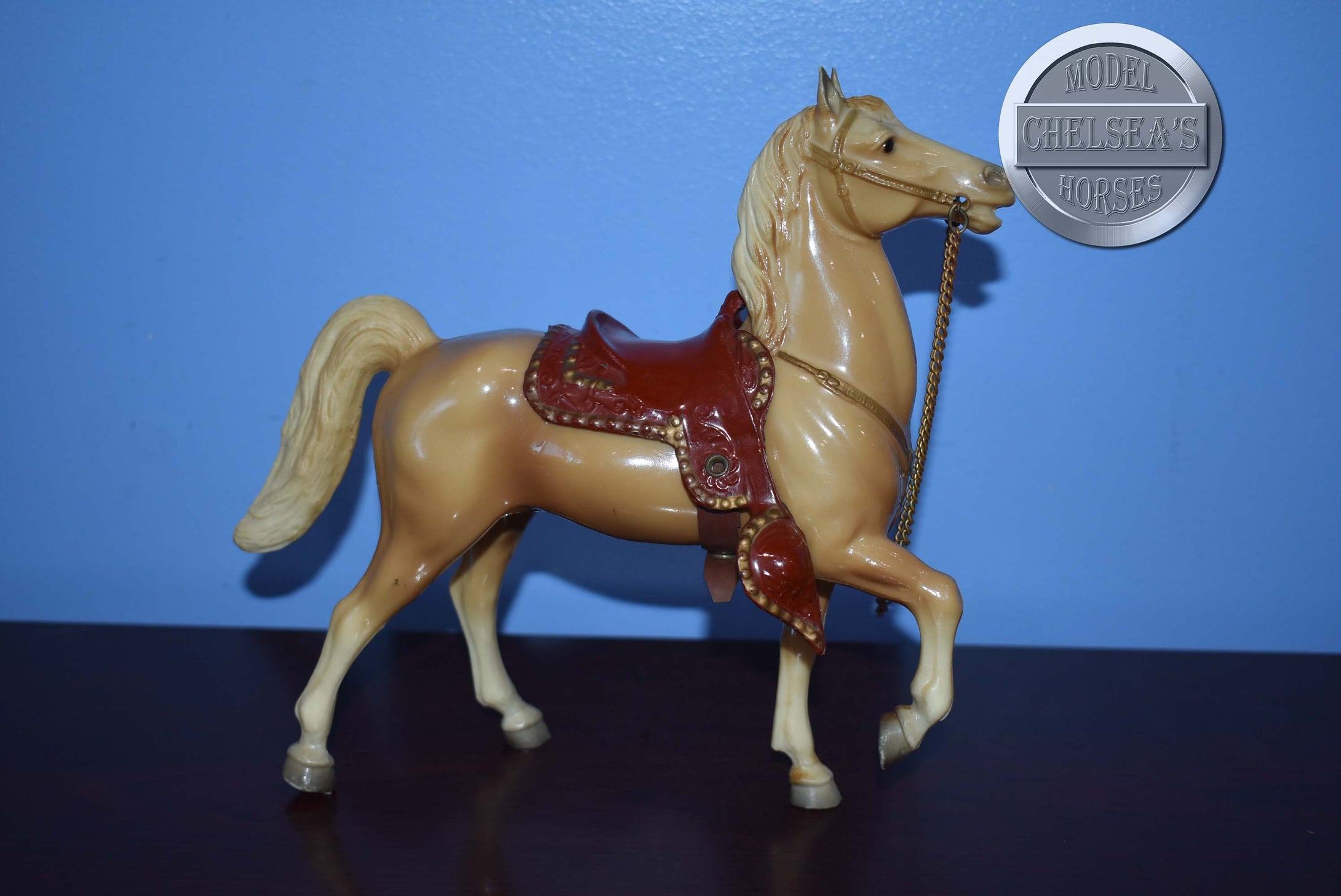 Palomino Prancer with Saddle-Fury Mold-Breyer Traditional