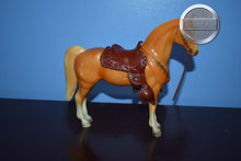 Load image into Gallery viewer, Palomino Western Pony with Saddle-Western Pony Mold-Breyer Traditional