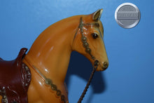 Load image into Gallery viewer, Palomino Western Pony with Saddle-Western Pony Mold-Breyer Traditional