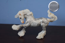 Load image into Gallery viewer, Silver Filigree Festive Holiday-Holiday Exclusive-Mini Brishen Gypsy Vanner Mold-Breyer Stablemate