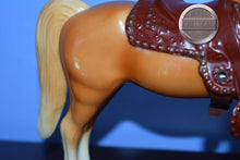 Load image into Gallery viewer, Palomino Western Pony with Saddle-Western Pony Mold-Breyer Traditional