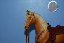 Load image into Gallery viewer, Palomino Western Pony with Saddle-Western Pony Mold-Breyer Traditional