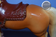 Load image into Gallery viewer, Palomino Western Pony with Saddle-Western Pony Mold-Breyer Traditional