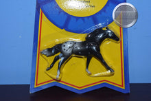 Load image into Gallery viewer, Black Appaloosa Thoroughbred-New in Package-Thoroughbred Mold-Breyer Stablemate