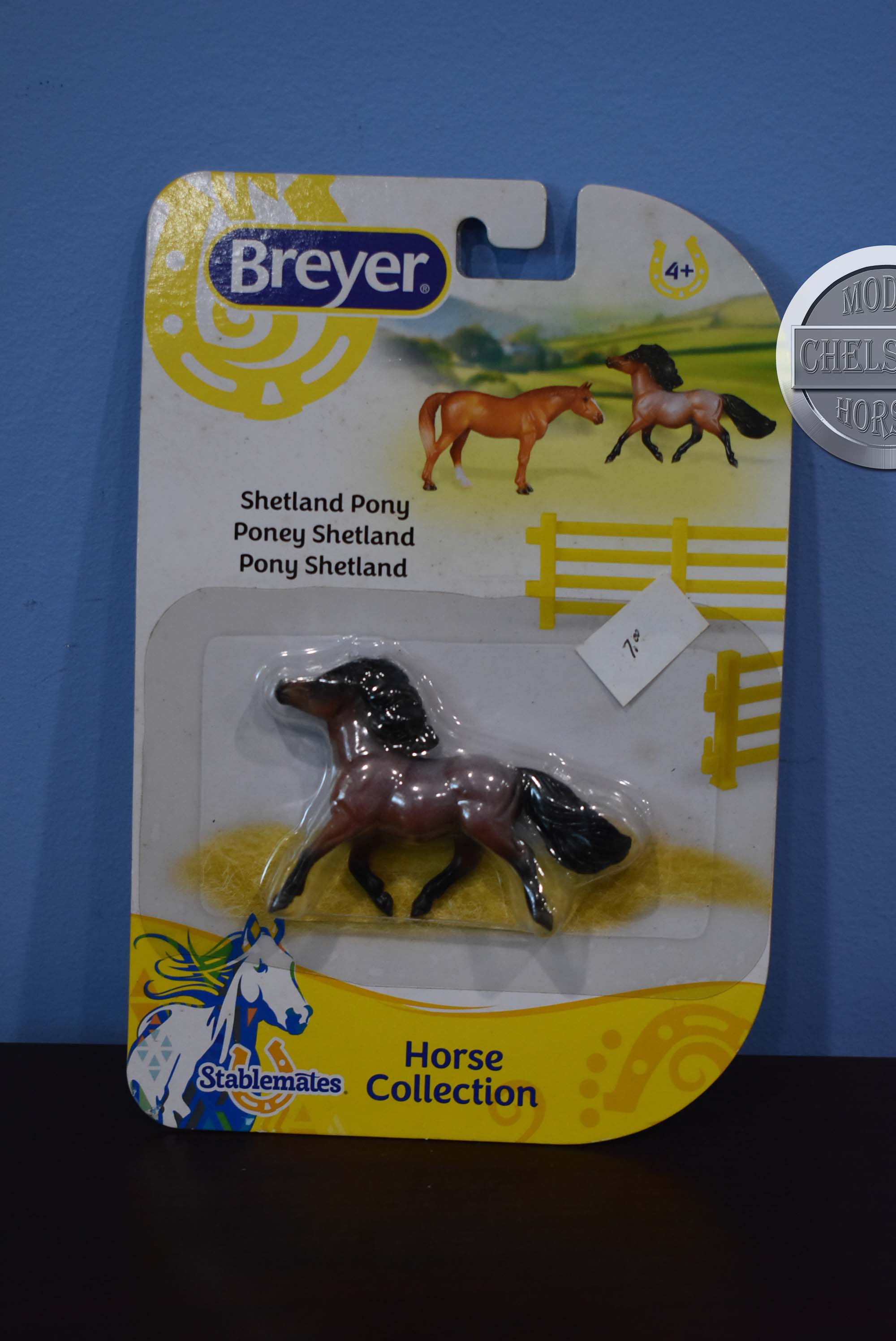Bay Roan Shetland-New in Package-Shetland Pony Mold-Breyer Stablemate