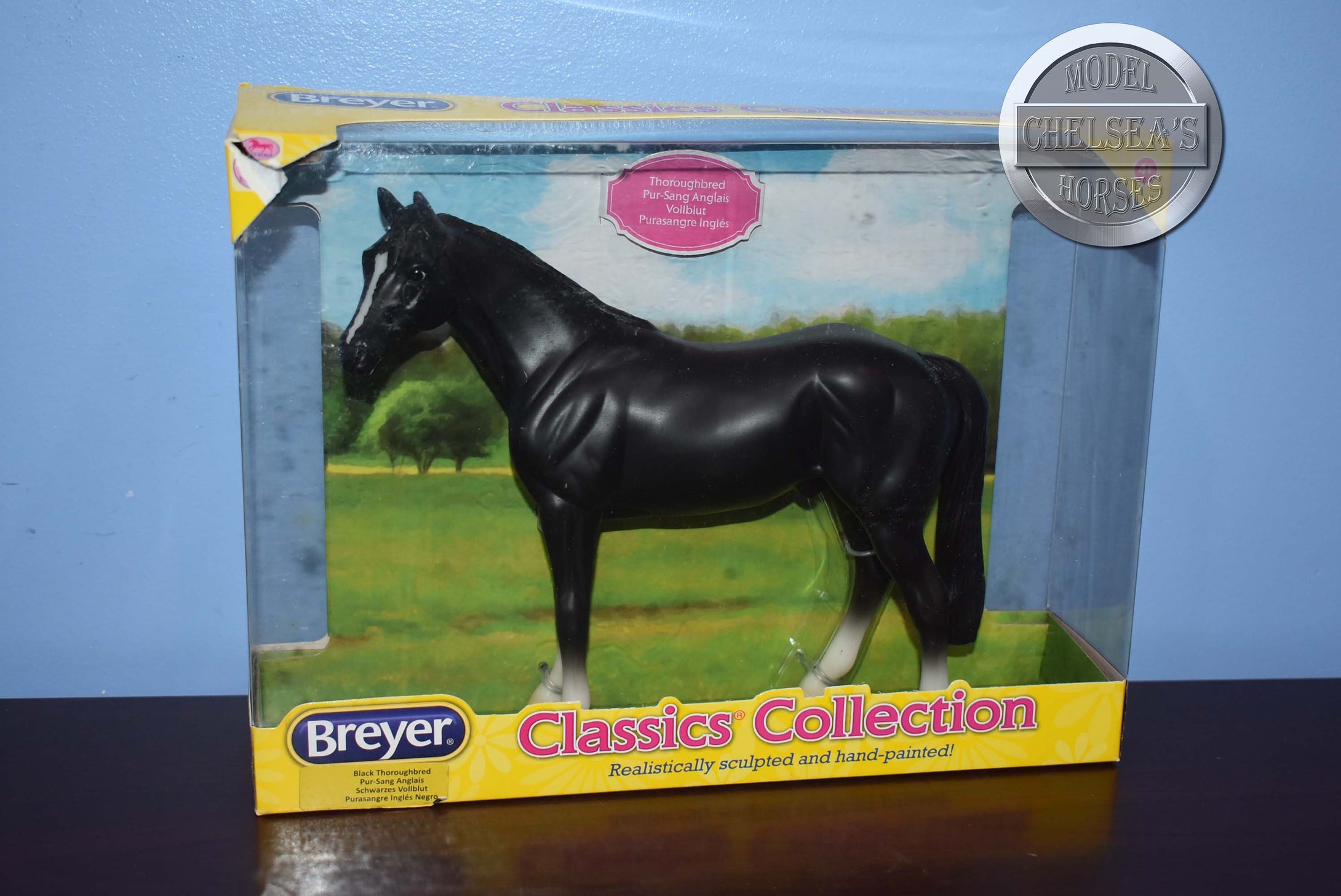Black Thoroughbred-New in Box-Best of Show Thoroughbred Mold-Breyer Classic