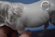 Load image into Gallery viewer, Custom White Unicorn-Haflinger Mold-Breyer Classic