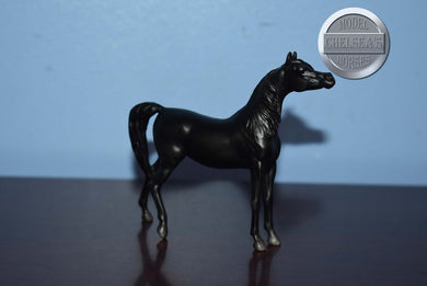 Black Arabian from Collection Set-Mini Show Stance Arabian Mold-Breyer Stablemate