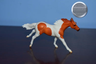 Sorrel Pinto Thoroughbred from Collection Set-Thoroughbred Mold-Breyer Stablemate