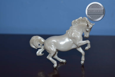 Light Grey/White from Collection Set-Mini Connemara Mare Mold-Breyer Stablemate