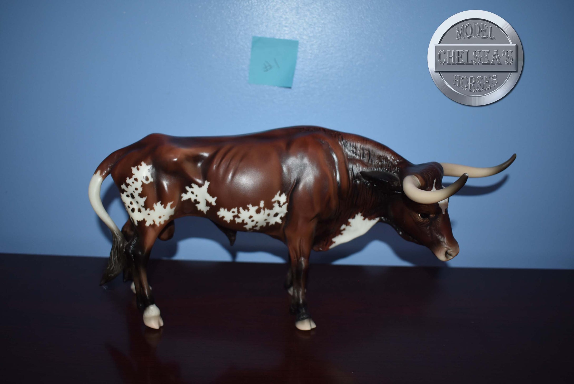 Alamo-Breyerfest Exclusive-LE 750-Texas Longhorn Mold-Breyer Traditional