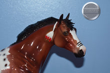 Load image into Gallery viewer, Warriors Feathers with COA-Art of the Horse Exclusive-Ideal Stock Horse Mold-Peter Stone