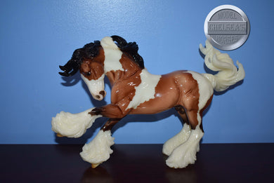 Glossy Prize Gypsy Vanner-HTF-Gypsy Vanner Mold-Breyer Traditional