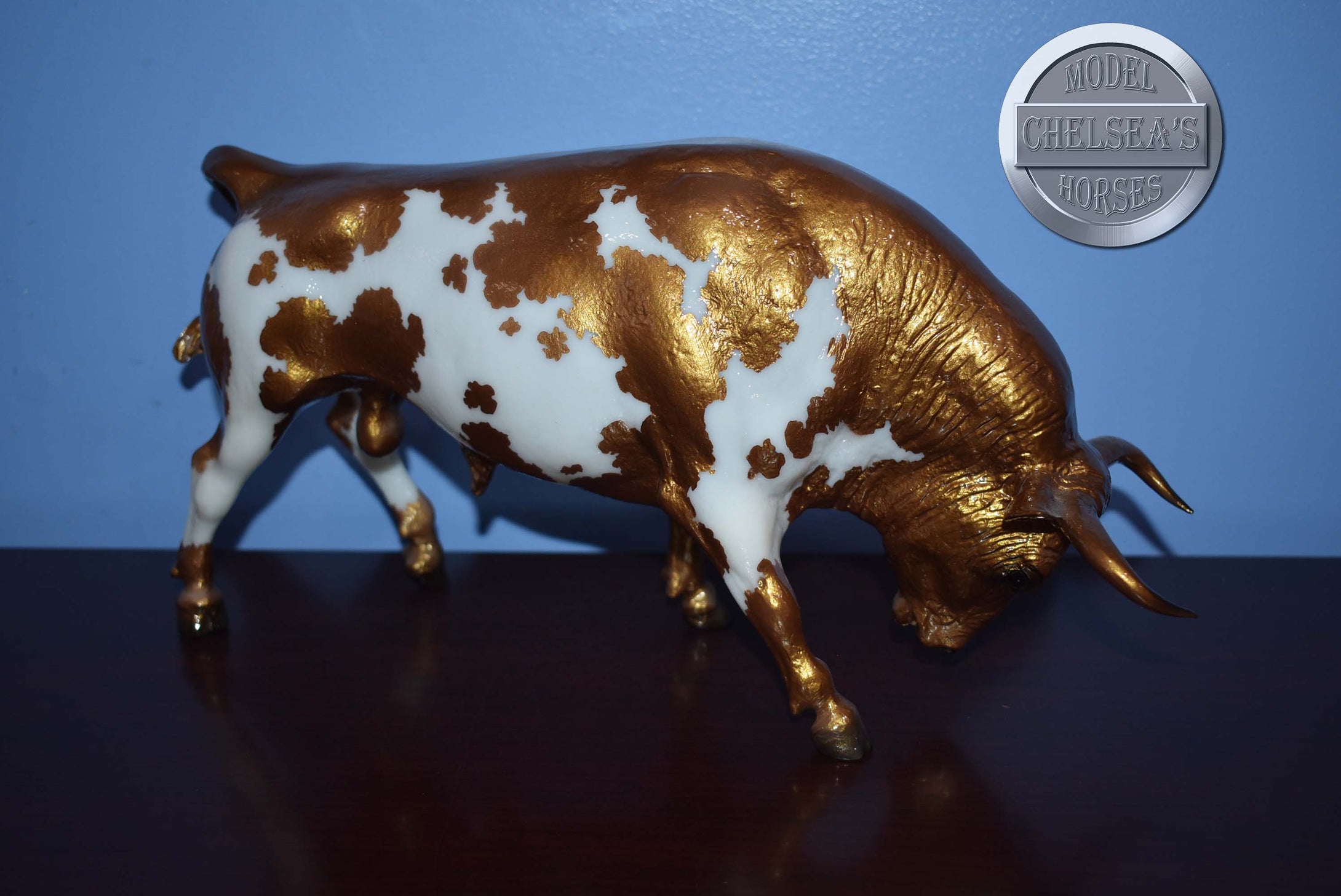 Knossos-**GOLD VERSION**-Breyerfest Exclusive-Spanish Fighting Mold-Breyer Traditional