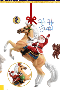 Hi Ho Santa Ornament-2024 Limited Edition Holiday Exclusive-DEPOSIT ONLY-OCTOBER SHIPPING-Breyer Ornament