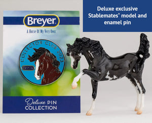 Fandango and Pin-Deluxe Collectors Club Exclusive-Breyer Stablemate