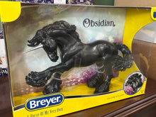 Load image into Gallery viewer, Obsidian-New in Box-Unicorn Gypsy Vanner Mold-Breyer Traditional