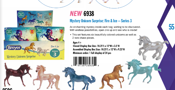 Mystery Unicorn Surprise Fire and Ice Series 3-2025 New Release-Breyer Stablemate